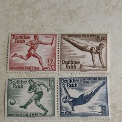 GERMANY Zusammendrucke, Michel THIRD REICH Mi. OLYMPICS, MINT NEVER HINGED