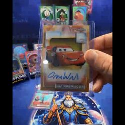 2026 Topps Chrome Disney Lightning McQueen Auto!!!! /50!!!