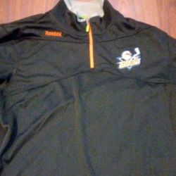 Reebok San Diego Gulls Half ZIP Jacket Size XL Adults