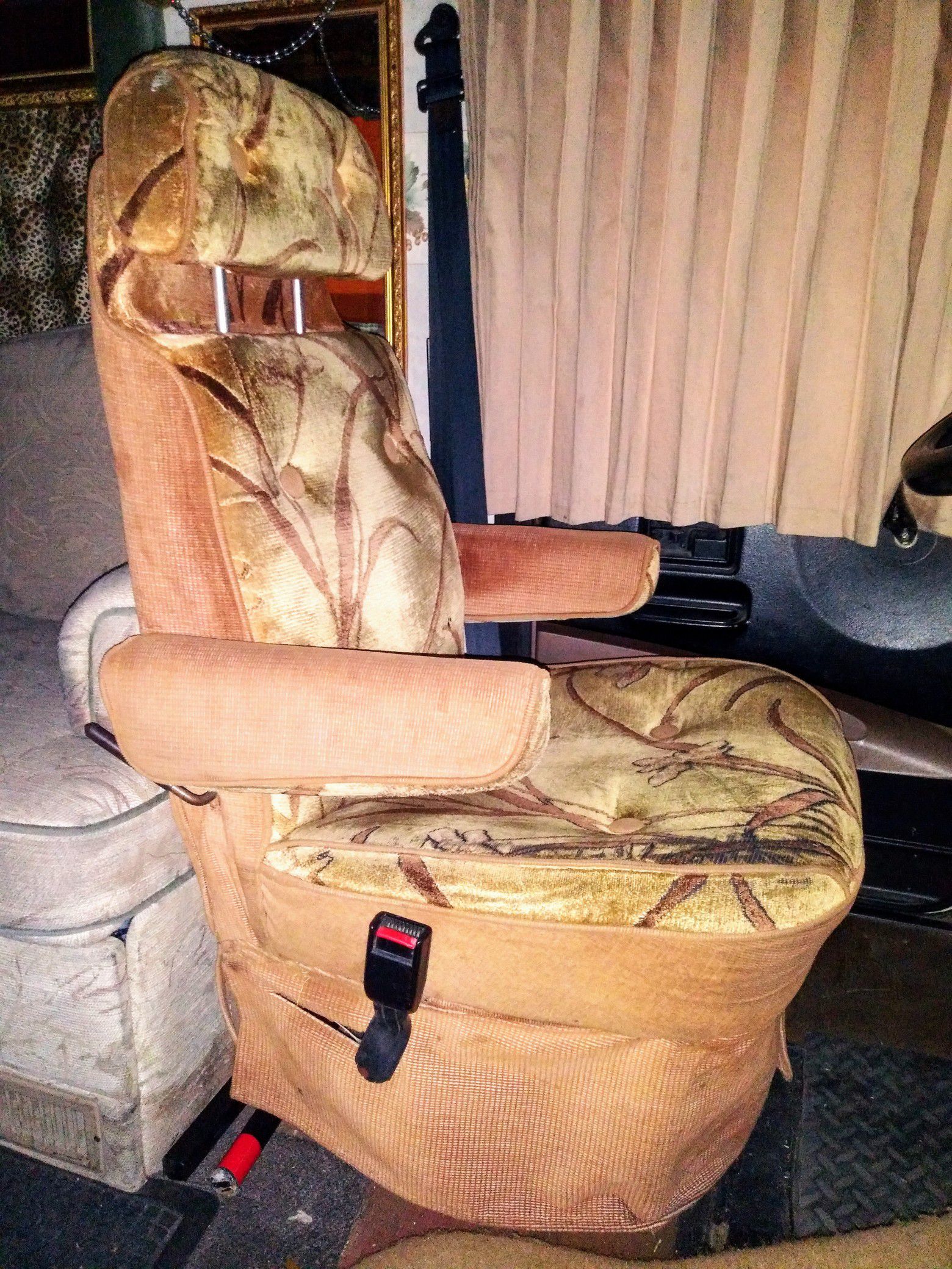 Captain's chair for RV van or camper