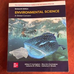 Environmental Science: A Global Concern By William Cunningham