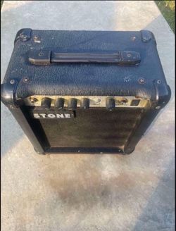 Stone amplifier. 12 inches  wide 