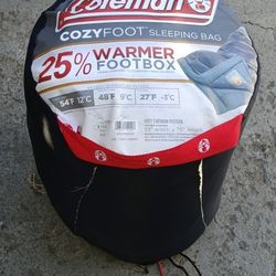 Coleman Cozyfoot 25% warmer