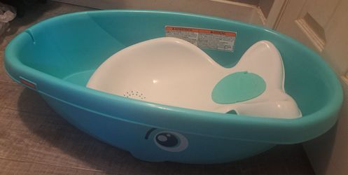 Bathtub, new baby bather, potty training seat and toilet