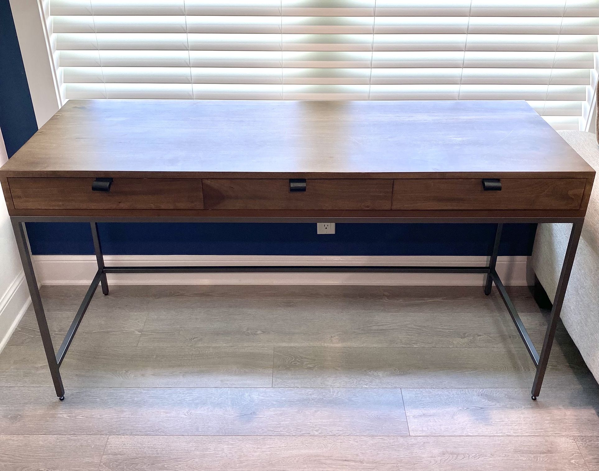 Pottery Barn Graham Writing Desk 60" L X 22” W X 31 H”