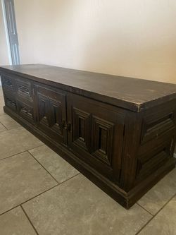 Large hallway bench with drawers