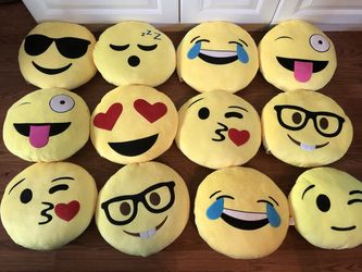 Emoji pillow collection $25 for all