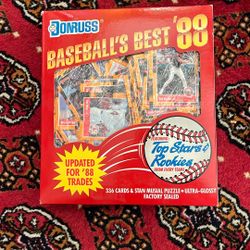 1988 Donruss Baseball’s Best Factory-Sealed Set – 336 Cards + Puzzle