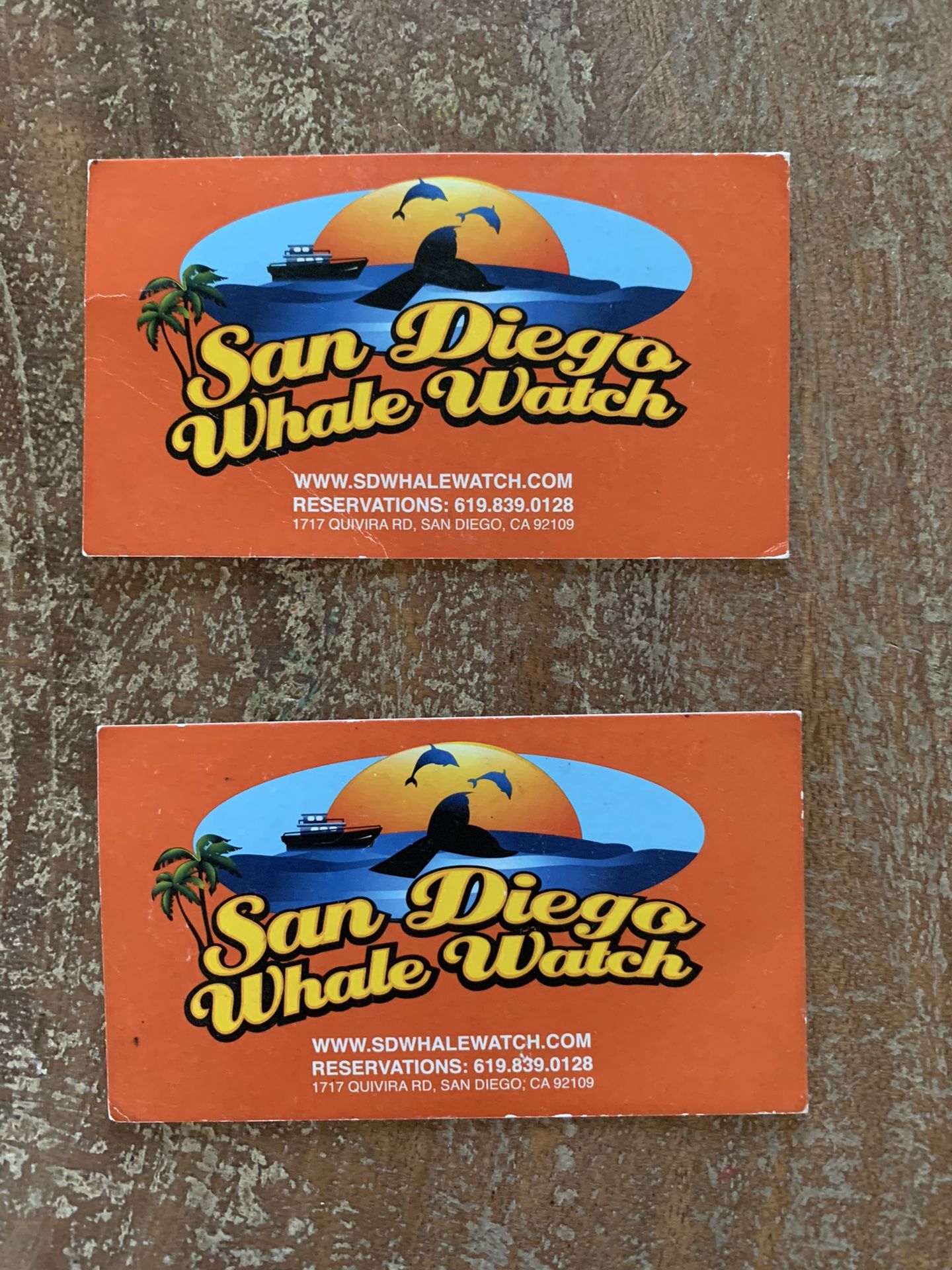 SAN Diego Whale Watch tickets no expiration date !