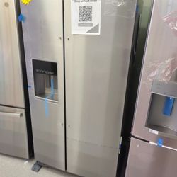 WHIRLPOOL STAINLESS STEEL SIDE BY SIDE COUNTER DEPTH OPEN BOX