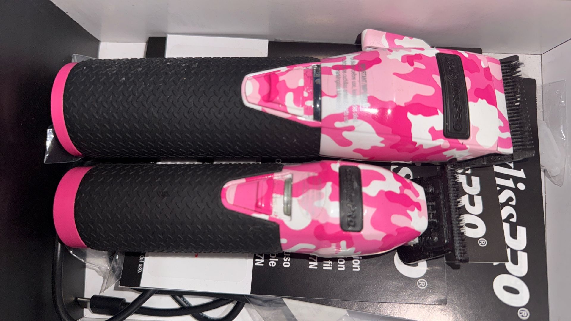Babyliss Camo Pink Barber Clippers NEWWWW