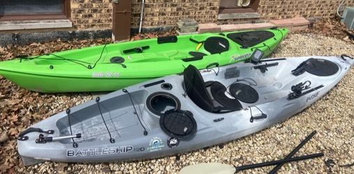 2- 12ft fishing kayaks