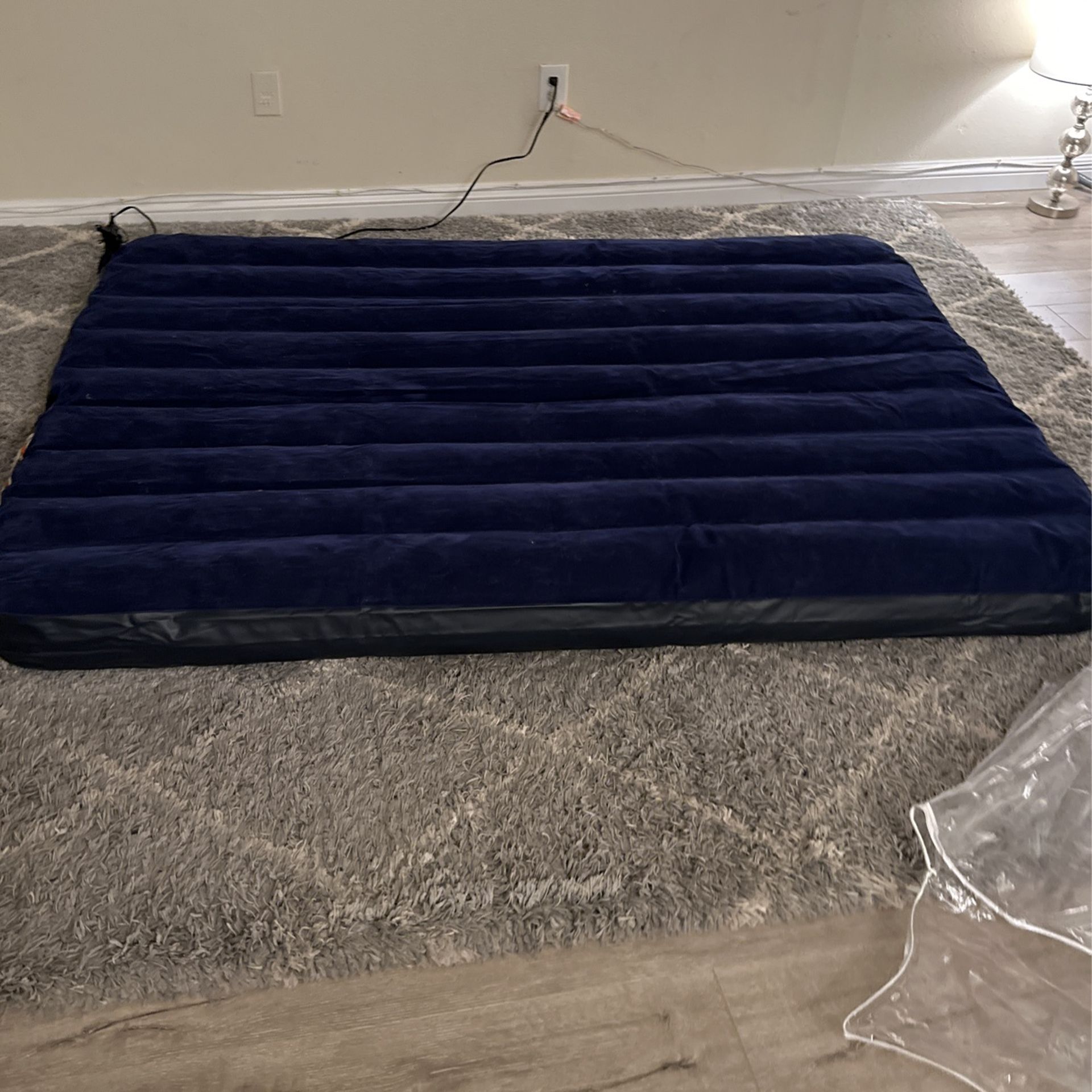 Free Queen Blow Up Air Mattress