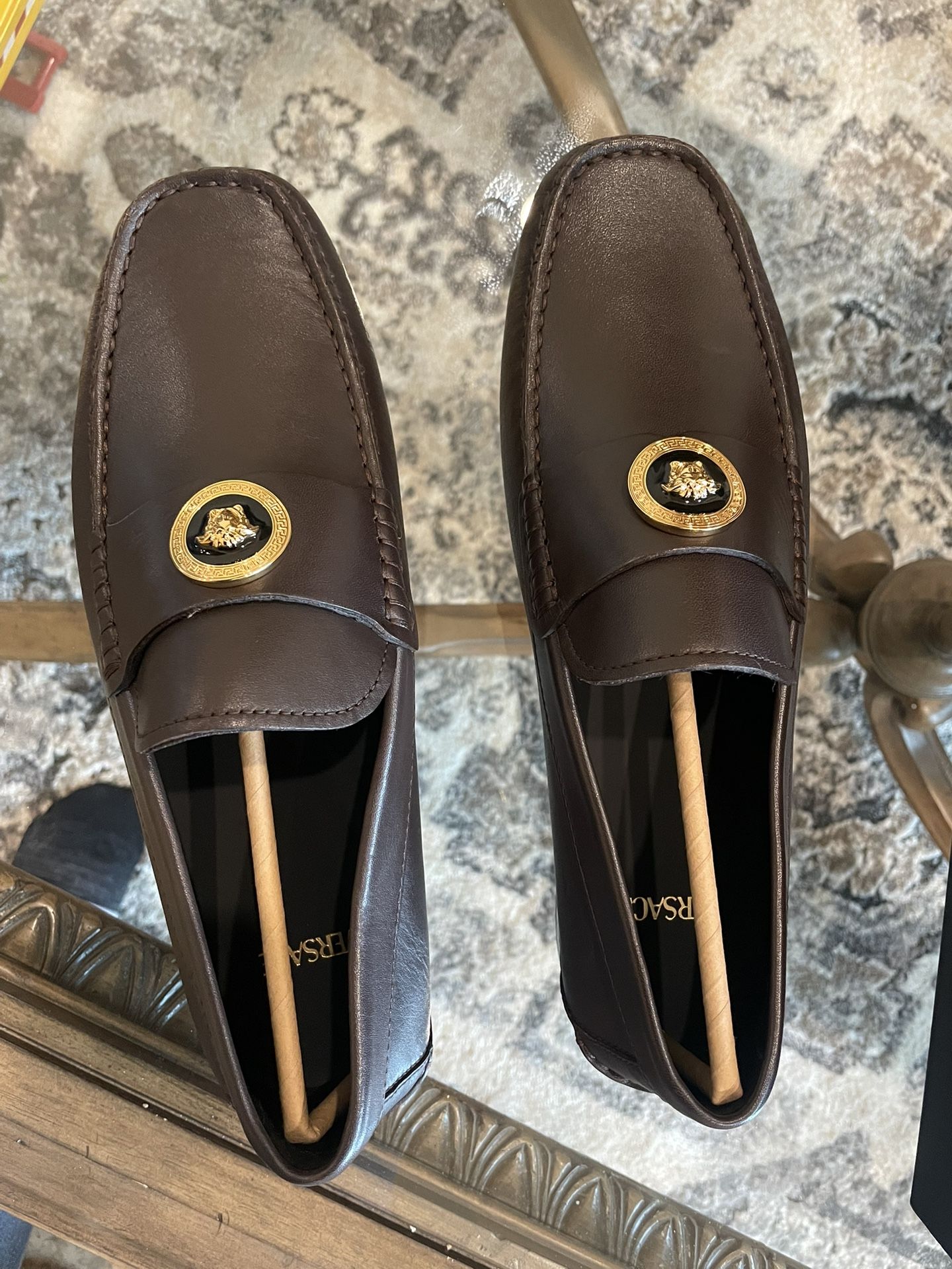 New Versace Mens Loafers Size 8