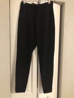 DKNY pin stripe trouser jogger pants- size xs