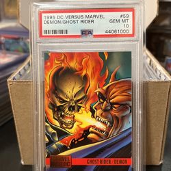 1995 DC VS. Marvel Ghost Rider/Demon PSA π MNT 10 π₯