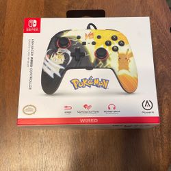PowerA Pokémon Enhanced Wired Controller for Nintendo Switch – Brand New, Sealed