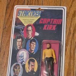 Star Trek fully poseable 3 3/4 Captain Kirk Figure(Rare)