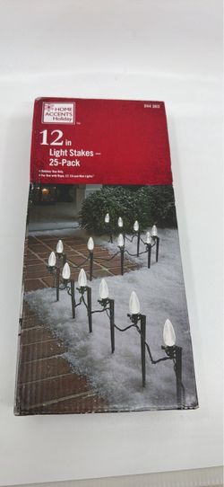 Home Accents Holiday Universal 12" Light Stakes - Pack of 25