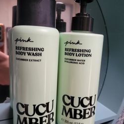 Victorias Secret Cucumber Body Wash And Lotion