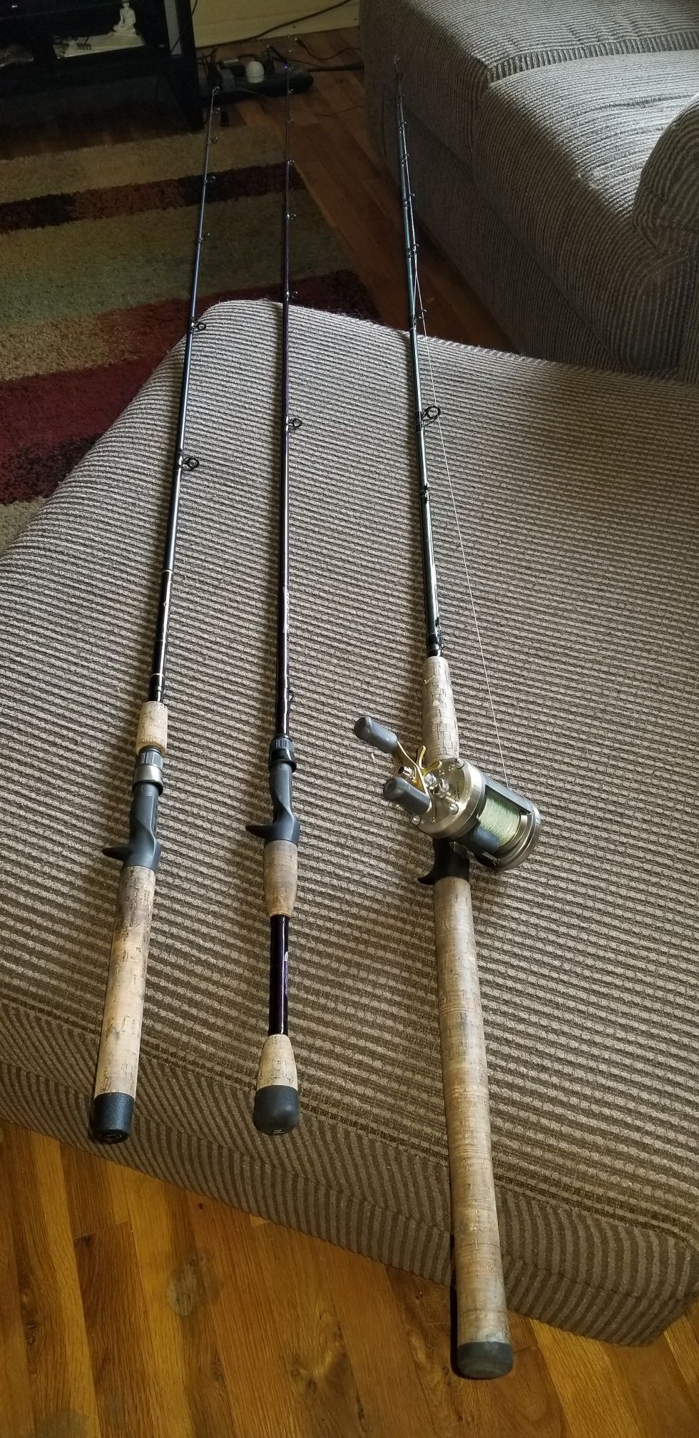 Fishing rods, poles, reels. St Croix