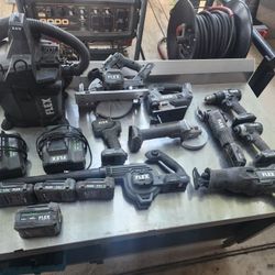 Flex Power Tool Set 10 Cordless Tools