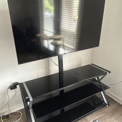 60 inch TCL with mounted stand