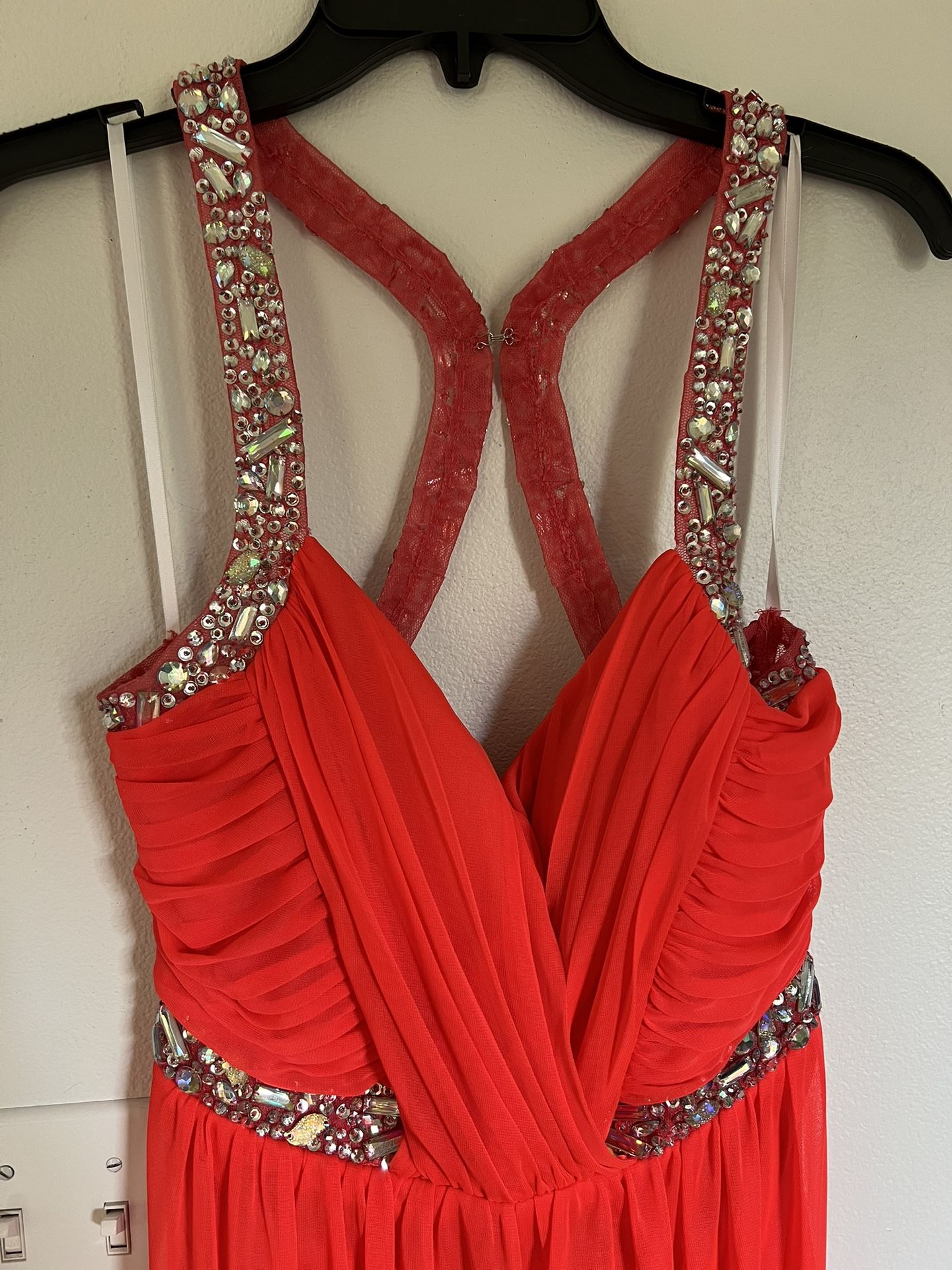Beautiful Coral Prom Dress