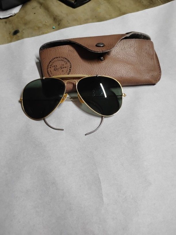 original vintage ray ban aviator sunglasses