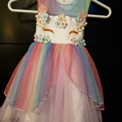 Girls Unicorn Dress