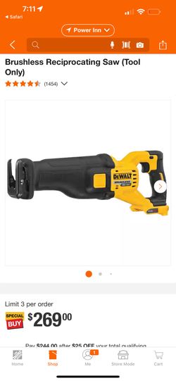 60V Dewalt Reciprocating Saw With 60V 9AH Battery