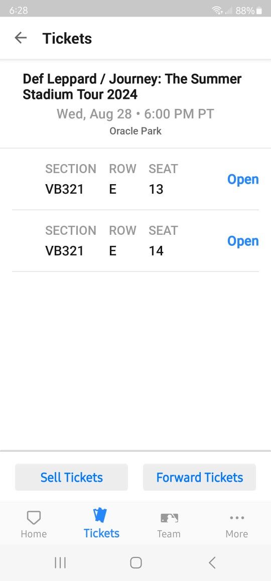 Def Leopard/Journey Tickets