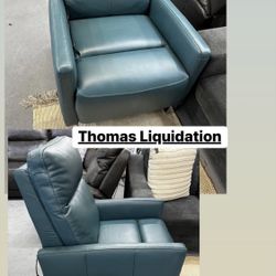 Electric Leather Recliner 