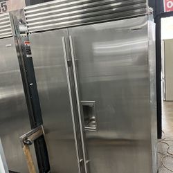 2022 Sub Zero Side By Side Stainless  Steel Built In 48” Refrigerator 