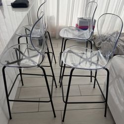 Bar Stool Chairs Set of 4