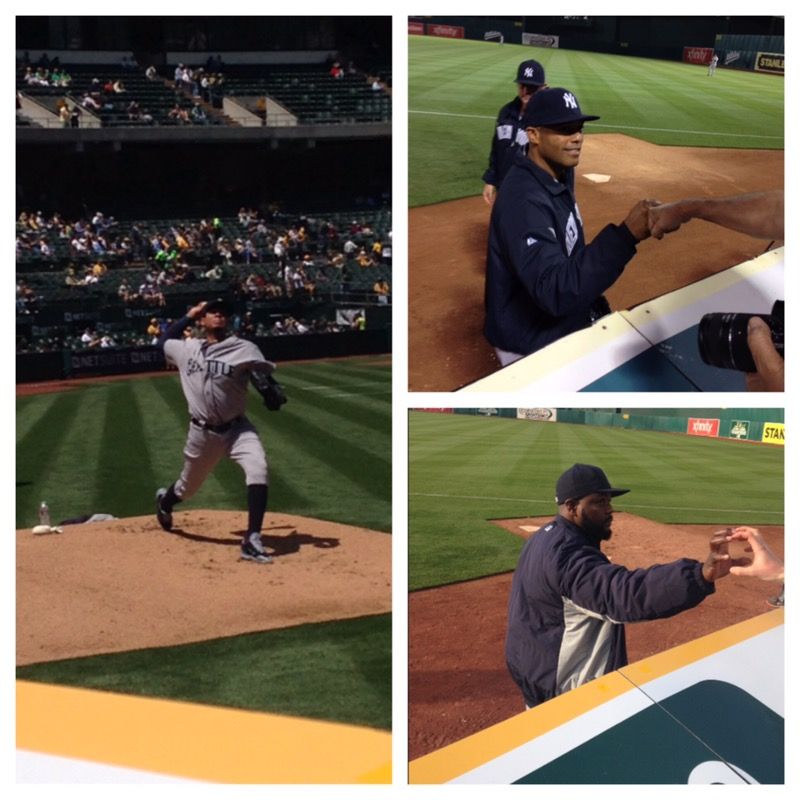 A's visitors bullpen tickets. Section 106 row 1. 2 seats for each game