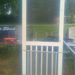 Metal Screen Door Great For A Chicken Coop We Only Have 2 Not Posting Together 
