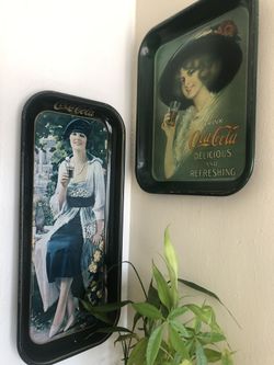 Coca Cola trays