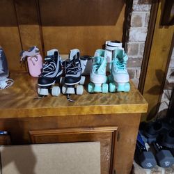 4 Wheels Kids Skates 