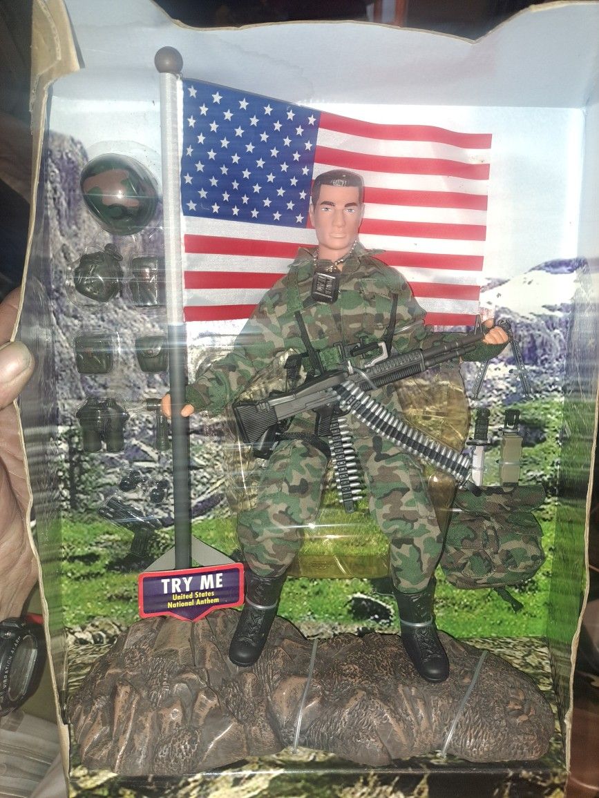12" Fully Poseable Action Figure And Accessories