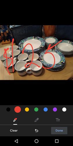 1990 key largo dish set