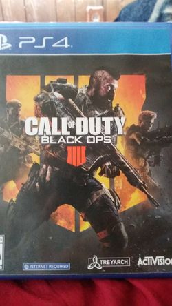 Call of duty black ops 4 ps4
