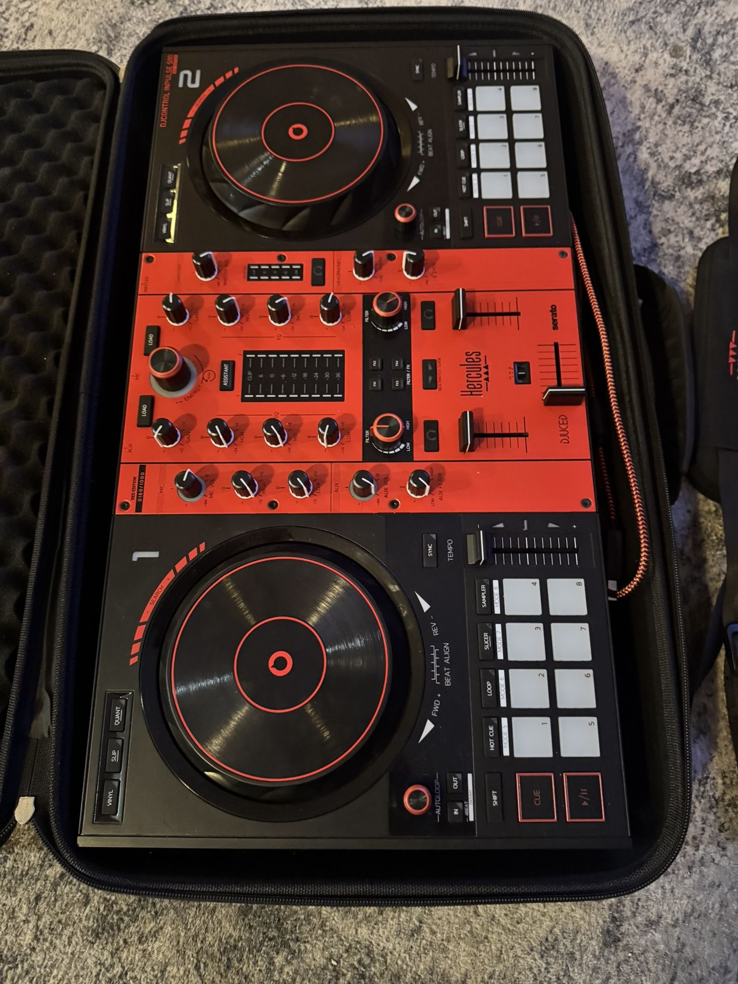 Dj Controller-Hercules Impulse 500 Red Edition