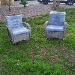 Three Piece Brand New Patio Bistro Set Brand New Patio Rocking Chair Set Outdoor Patio Furniture Set Brand New 🚛🚎🆕