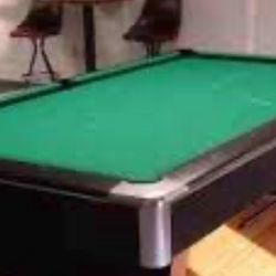Vintage Pool Table 