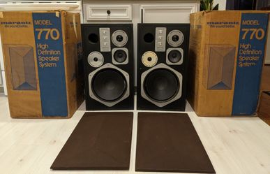 Vintage Marantz HD770 Stereo Speakers