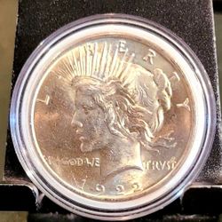 1922 United States Peace Dollar 90% Silver Uncirculated  Firm On Price.