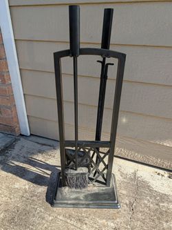 Iron Fireplace Set