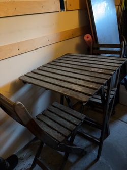 Ikea ASKHOLMEN outdoor Patio Foldable Chair and Table Set