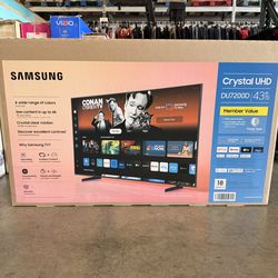 Samsung 43” Crystal UHD Smart TV Brand New in Box